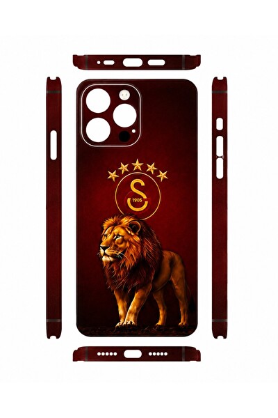 Piyatech Aslan Sarı Kırmızı Tüm Telefon Modellerine Uyumlu Kaplama Sipariş Sonrası Marka ve Modelinizi İletiniz