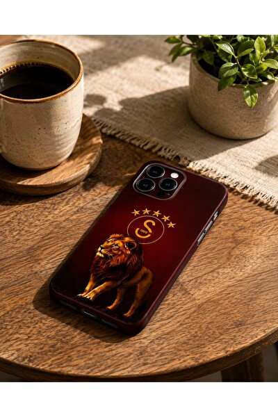 Piyatech Aslan Sarı Kırmızı Tüm Telefon Modellerine Uyumlu Kaplama Sipariş Sonrası Marka ve Modelinizi İletiniz