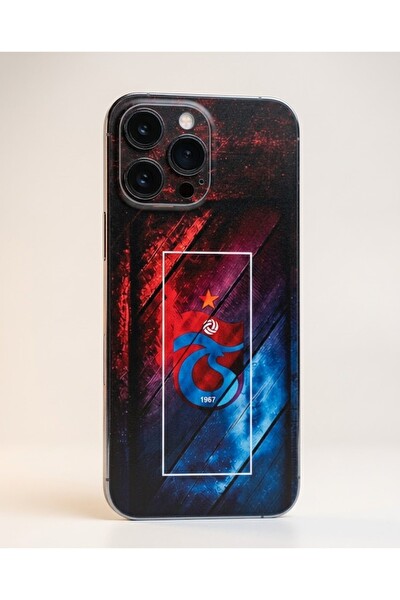 Piyatech Bordo Mavi Logo Tüm Telefon Modellerine Uyumlu Kaplama Sipariş Sonrası Marka ve Modelinizi İletiniz