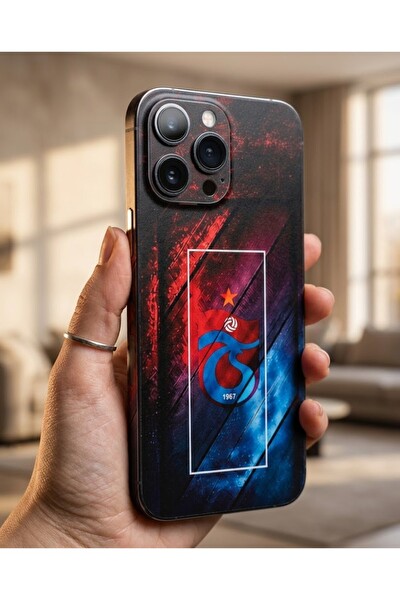 Piyatech Bordo Mavi Logo Tüm Telefon Modellerine Uyumlu Kaplama Sipariş Sonrası Marka ve Modelinizi İletiniz