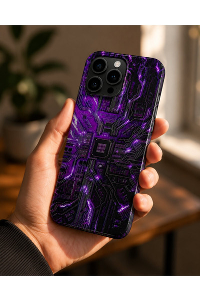 Piyatech Neon Mor Devre Tüm Telefon Modellerine Uyumlu Sipariş Sonrası Marka ve Modelinizi İletiniz