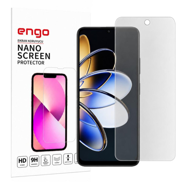 Engo General Mobile GM 26 One 5G Uyumlu Mat Ekran Koruyucu Yansıma ve Parlama Önleyici Esnek Nano