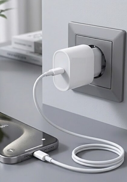 Başkenttekno C5T 20W PD Başlık Type-C - Type-C Şarj Kablosu Seti