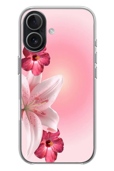 Le Balvo iPhone 17 Uyumlu Tematik Çiçek Baskılı Silikon Kılıf