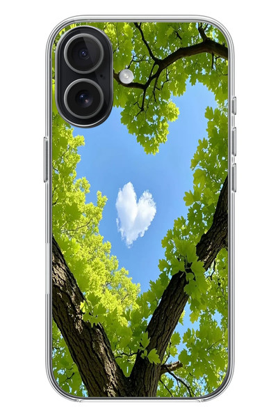 Le Balvo iPhone 17 Uyumlu Kalpli Ağaç Baskılı Silikon Kılıf