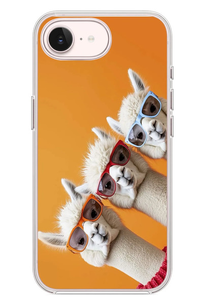 Le Balvo iPhone 17e Uyumlu Lamalar Baskılı Silikon Kılıf