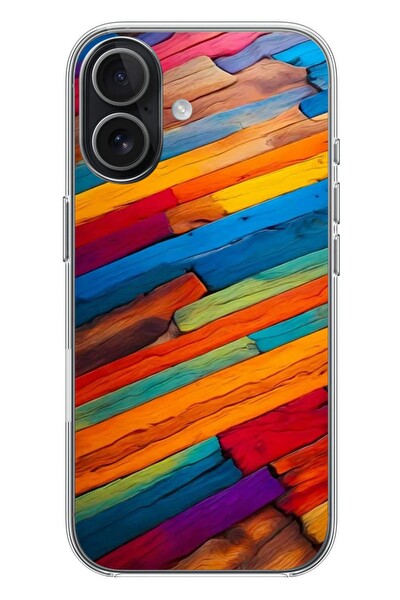Le Balvo iPhone 17 Uyumlu Renk Geçişleri Baskılı Silikon Kılıf