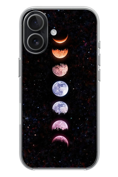 Le Balvo iPhone 17 Uyumlu Tüm Gezegenler Baskılı Silikon Kılıf