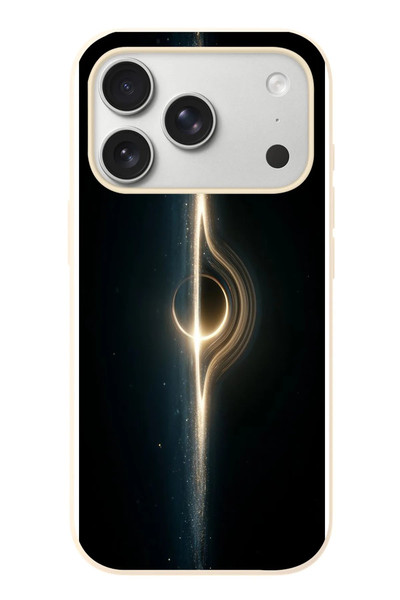 Le Balvo iPhone 17 Pro Uyumlu Galaksi Uzay Baskılı Silikon Kılıf