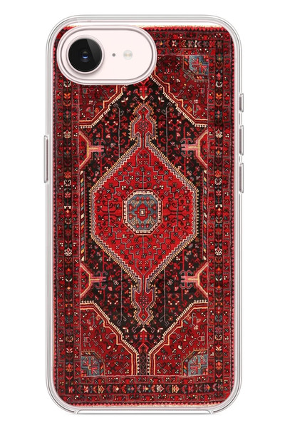 Le Balvo iPhone 17e Uyumlu Anadolu Halısı Baskılı Silikon Kılıf
