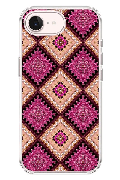 Le Balvo iPhone 17e Uyumlu Pembe Yavrusu Motifleri Baskılı Silikon Kılıf