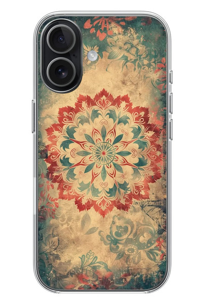 Le Balvo iPhone 17 Uyumlu Ebru Çizgisel Baskılı Silikon Kılıf