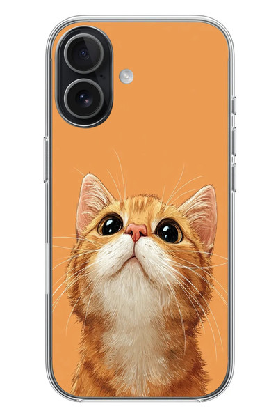 Le Balvo iPhone 17 Uyumlu Masum Kedi Baskılı Silikon Kılıf