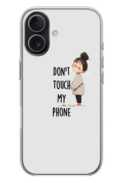 Le Balvo iPhone 17 Uyumlu Telefonuma Dokunma Baskılı Silikon Kılıf