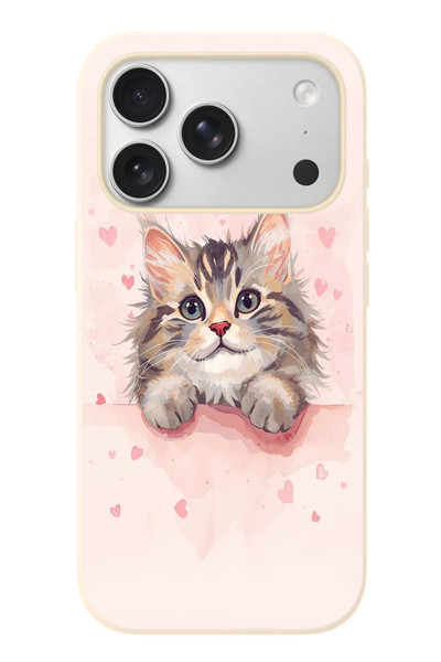 Le Balvo iPhone 17 Pro Uyumlu Benim Kedim Baskılı Silikon Kılıf