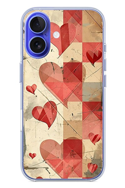 Le Balvo iPhone 16 Uyumlu Kalpler Retro Baskılı Silikon Kılıf
