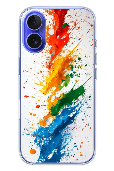 Le Balvo iPhone 16 Uyumlu Renk Skalası Baskılı Silikon Kılıf