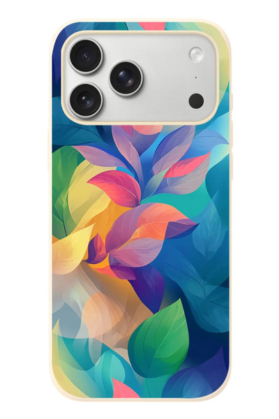 Le Balvo iPhone 17 Pro Max Uyumlu Yumuşak Dalgalı Baskılı Silikon Kılıf