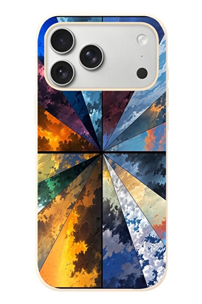 Le Balvo iPhone 17 Pro Max Uyumlu Mevsim Geçişleri Baskılı Silikon Kılıf