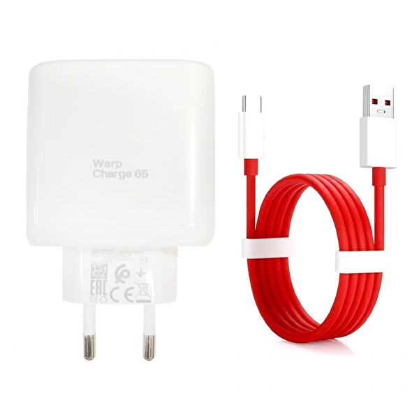 Oneplus 9R 65W Type-C Şarj Aleti - Data Kablosu