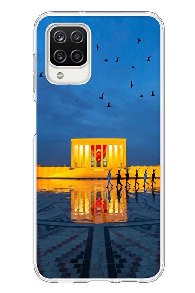 Le Balvo Samsung Galaxy A12 Uyumlu Anıtkabir Baskılı Silikon Kılıf