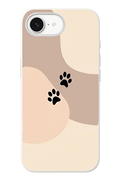Le Balvo iPhone 16e Uyumlu İki Pati Baskılı Silikon Kılıf