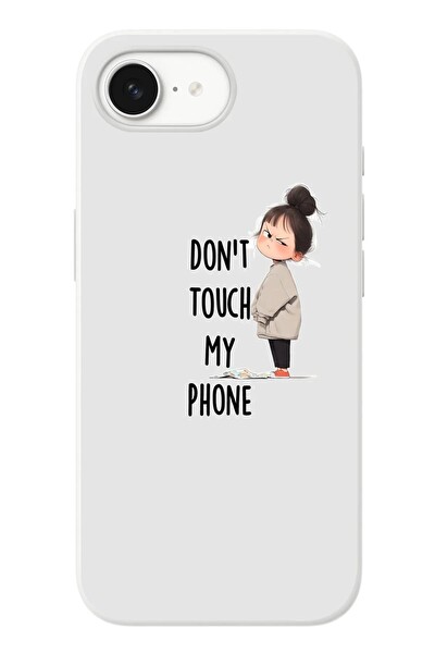 Le Balvo iPhone 16e Uyumlu Telefonuma Dokunma Baskılı Silikon Kılıf