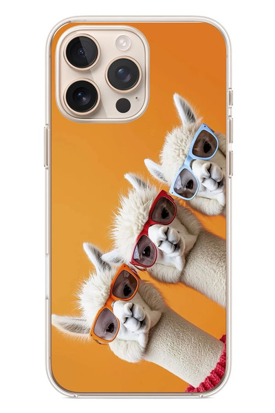 Le Balvo iPhone 16 Pro Max Uyumlu Lamalar Baskılı Silikon Kılıf