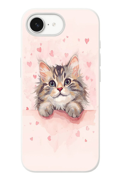 Le Balvo iPhone 16e Uyumlu Benim Kedim Baskılı Silikon Kılıf