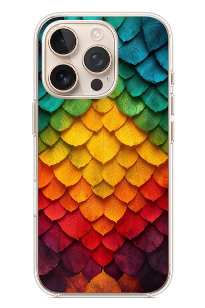 Le Balvo iPhone 16 Pro Uyumlu Efsun Renk Demeti Baskılı Silikon Kılıf