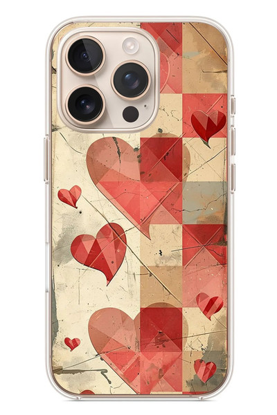 Le Balvo iPhone 16 Pro Uyumlu Kalpler Retro Baskılı Silikon Kılıf