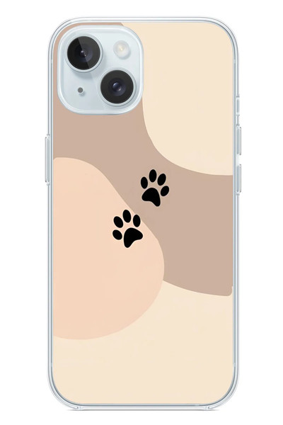 Le Balvo iPhone 15 Uyumlu İki Pati Baskılı Silikon Kılıf