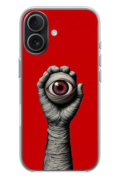 Le Balvo iPhone 17 Uyumlu Tek Göz Elde Baskılı Silikon Kılıf