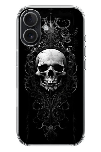 Le Balvo iPhone 17 Uyumlu Kuru Kafa Baskılı Silikon Kılıf