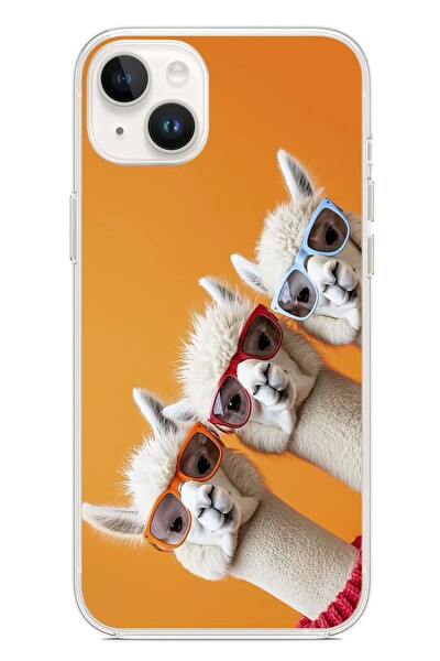 Le Balvo iPhone 14 Plus Uyumlu Lamalar Baskılı Silikon Kılıf