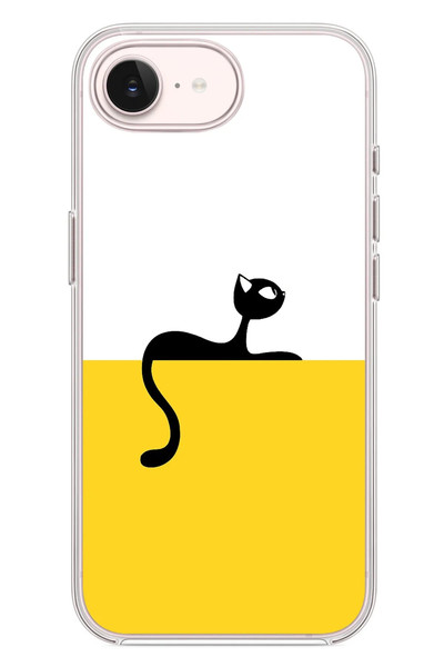 Le Balvo iPhone 17e Uyumlu Dişi Kedi Baskılı Silikon Kılıf