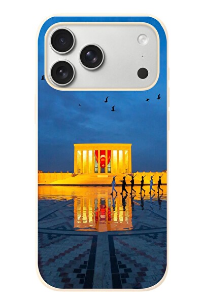 Le Balvo iPhone 17 Pro Max Uyumlu Anıtkabir Baskılı Silikon Kılıf