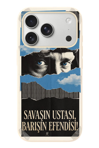 Le Balvo iPhone 17 Pro Uyumlu Savaşın Ustası Atatürk Baskılı Silikon Kılıf