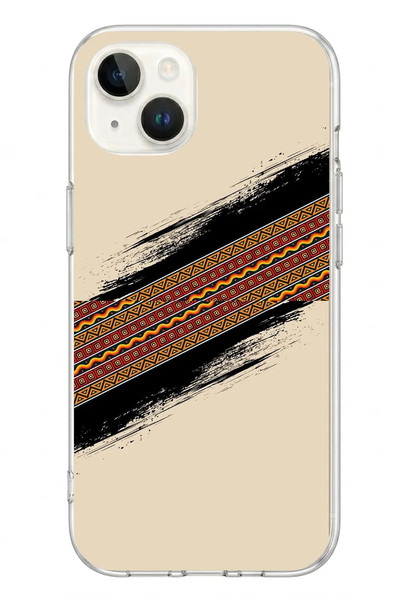 Le Balvo iPhone 13 - 14 Uyumlu Yan Motif Baskılı Silikon Kılıf