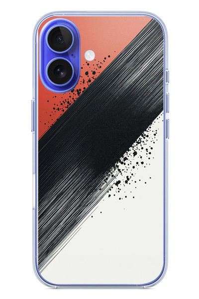 Le Balvo iPhone 16 Uyumlu Renk Paleti Baskılı Silikon Kılıf