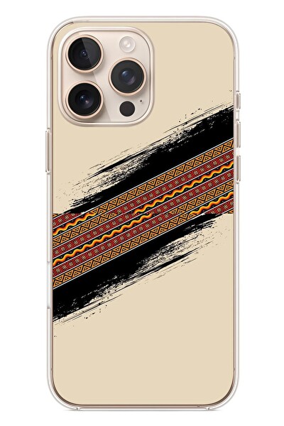 Le Balvo iPhone 16 Pro Max Uyumlu Yan Motif Baskılı Silikon Kılıf
