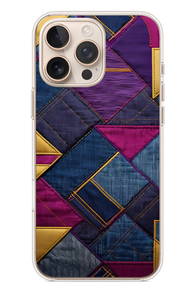 Le Balvo iPhone 16 Pro Max Uyumlu Kot Deseni Baskılı Silikon Kılıf