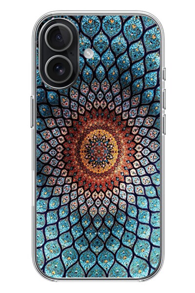 Le Balvo iPhone 17 Uyumlu İran Dokuması Baskılı Silikon Kılıf