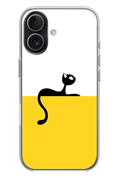 Le Balvo iPhone 17 Uyumlu Dişi Kedi Baskılı Silikon Kılıf