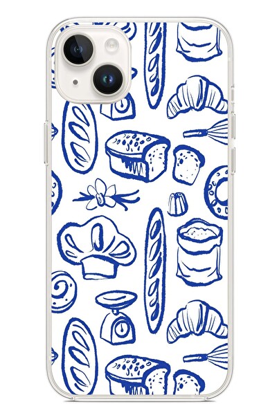 Le Balvo iPhone 14 Plus Uyumlu Bakery Ahçı Usta Baskılı Silikon Kılıf