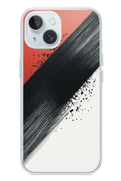 Le Balvo iPhone 15 Uyumlu Renk Paleti Baskılı Silikon Kılıf