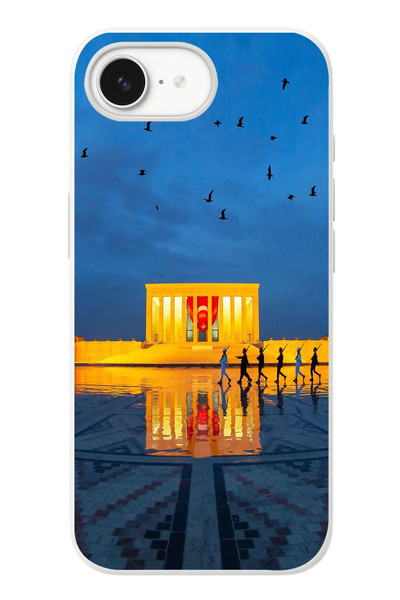 Le Balvo iPhone 16e Uyumlu Anıtkabir Baskılı Silikon Kılıf