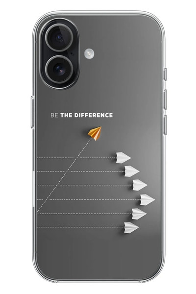 Le Balvo iPhone 17 Uyumlu Be The Difference Baskılı Silikon Kılıf