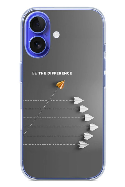 Le Balvo iPhone 16 Uyumlu Be The Difference Baskılı Silikon Kılıf