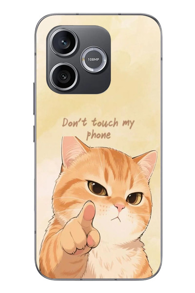 Le Balvo Honor 600 Uyumlu Dont Touch My Phone Baskılı Silikon Kılıf